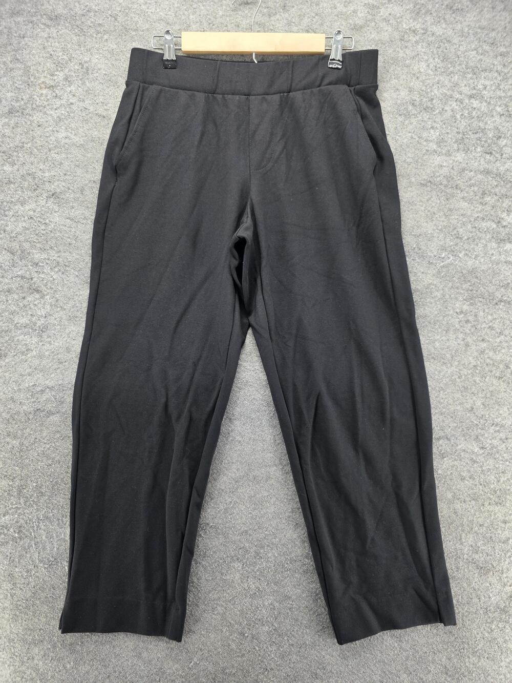 Torrid Pants Womens 0T Black Ponte Dress Pants Relaxed Pockets Workwear 27 In